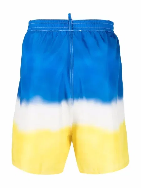 Raštuotos maudymosi kelnaitės Dsquared2 mėlyna