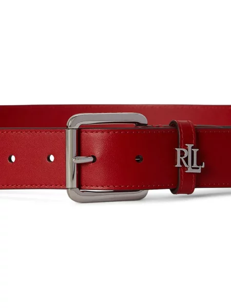 Lauren Ralph Lauren pas usnjeni rdeča