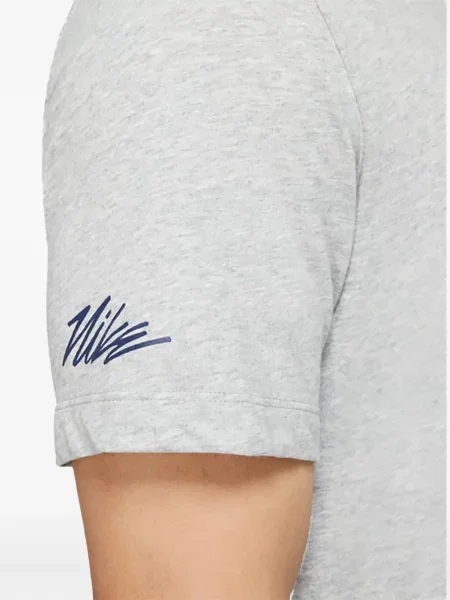 Tricou grafic Nike cu imagine alergare din fleece negru