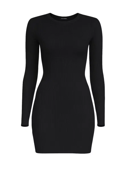 PANTHEROAR Úpletové šaty Essential Dress' černá