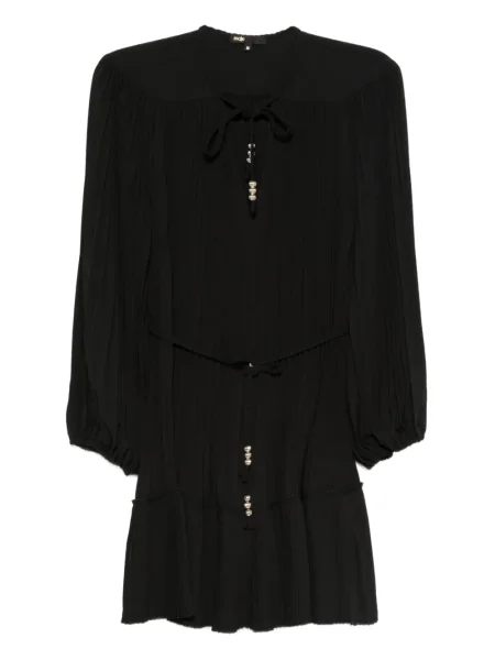 Rochie Maje plisată de costum negru
