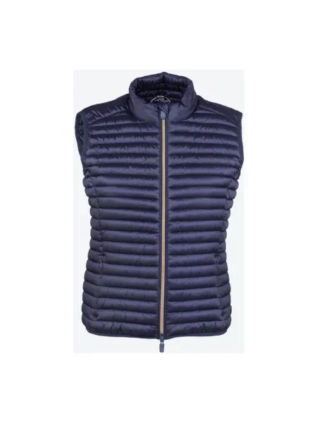 Pikowana kamizelka Save The Duck niebieska