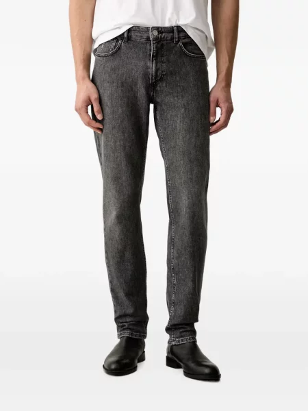Blugi drepți Trussardi gri