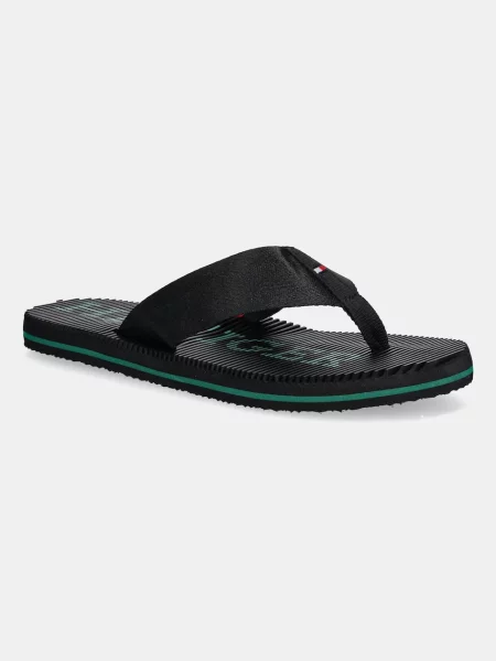 Japonke Tommy Hilfiger MASSAGE HILFIGER BEACH SANDAL črna