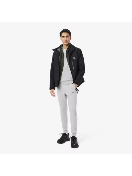 Lacoste Dopasowane Spodnie Dresowe Commuter Z Jerseyu szare