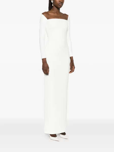 Rochie maxi Solace London alb