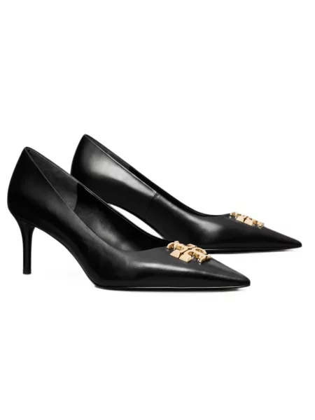 Lodičky Tory Burch s autogramem černé
