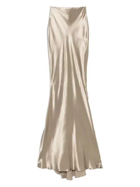 Satynowa maksi spódnica maxi The Andamane złota