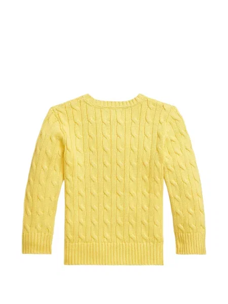 Sweter dziecięcy Polo Ralph Lauren żółty