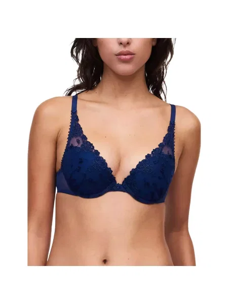 Бюстгальтер пуш-ап синій