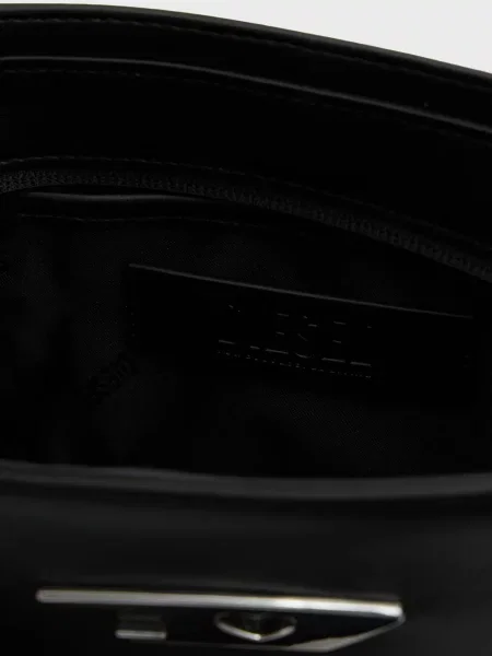 Сумка Diesel с сердечками черная
