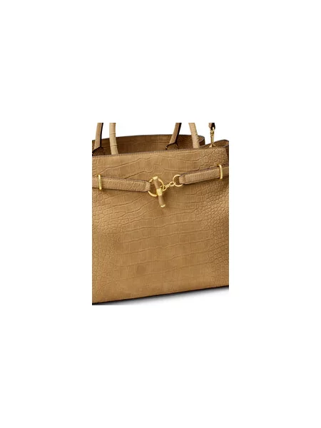 Kabelka LAUREN RALPH LAUREN hnědá