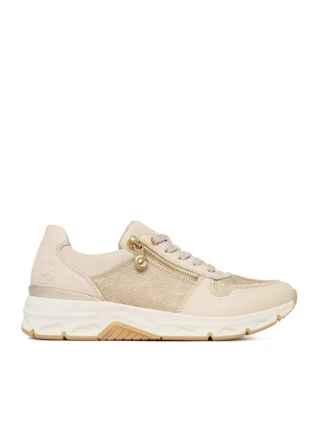Sneakersy Rieker beżowe