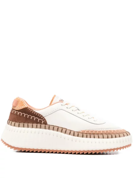 Sneakerși Chloé Nama alb