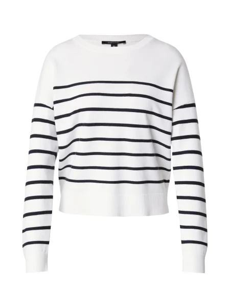 COMMA Pulover črna bela