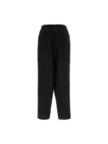 Spodnie Yohji Yamamoto z krepy czarne