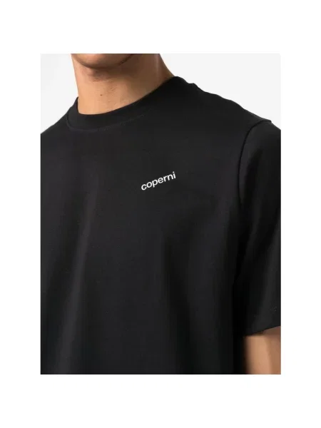 Coperni Koszulki Kobieta S Koszulka z haftowanym logo czarny