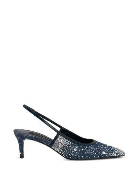Pantofi cu toc Philipp Plein albastru