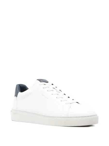 Sneakerși Gant din piele alb