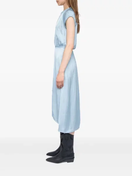 Rochie midi Zadig&voltaire până la genunchi de costum albastru