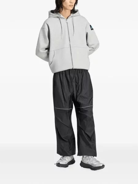 Tricou Adidas cu model camuflaj alergare din dantelă negru