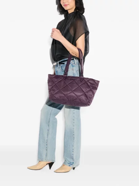 Matlasat geantă shopper Mz Wallace violet