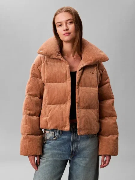 Calvin Klein Jeans Geacă de puf | Relaxed fit maro