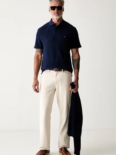 Pulover Tommy Hilfiger din lyocell