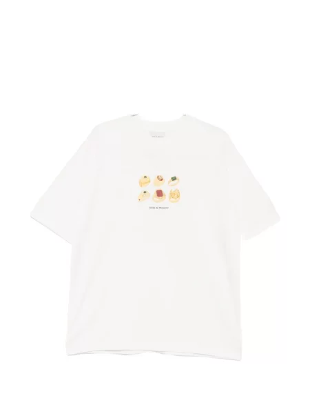 Tricou Drole De Monsieur cu imagine alb