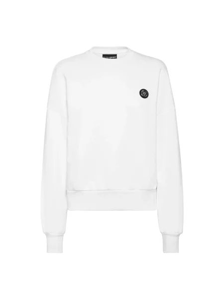 Bluza sportowa Plein Sport biała