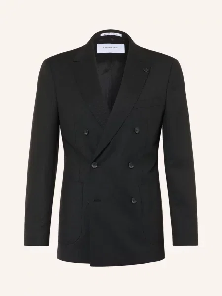 Baldessarini Oblekové Sako Střih Extra Slim Fit black beauty černé