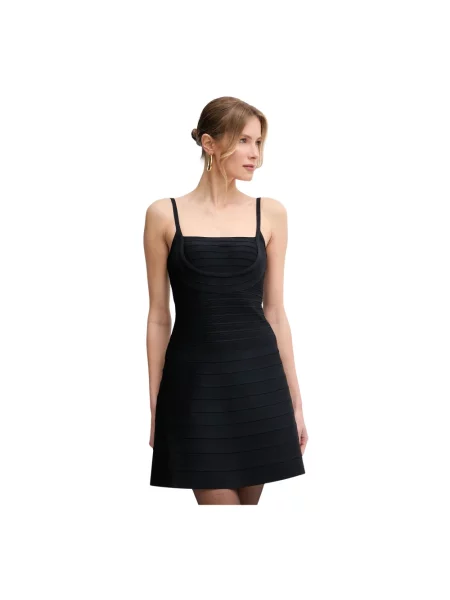 Herve Leger sukienka Milly czarna
