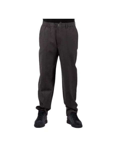 Spodnie Emporio Armani wełniane szare