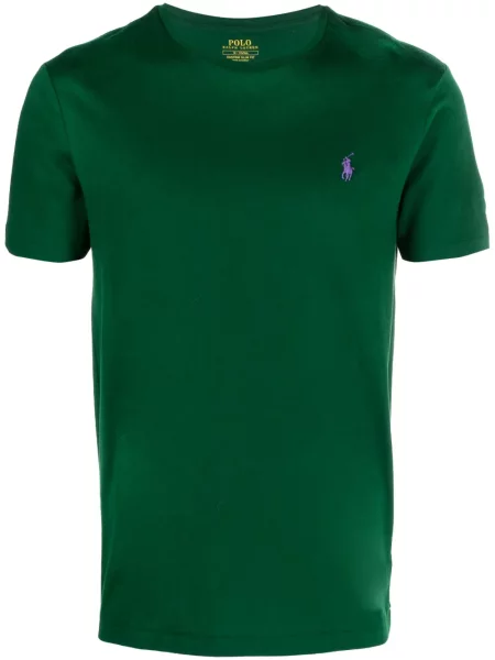 Siuvinėtos polo marškinėliai Polo Ralph Lauren žalia