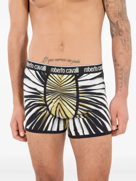 Boxeri Roberto Cavalli cu imagine alb