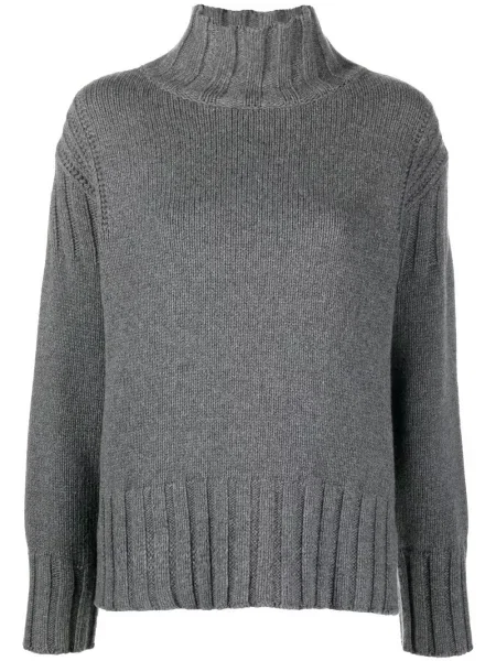 Pulover Jil Sander din cașmir gri