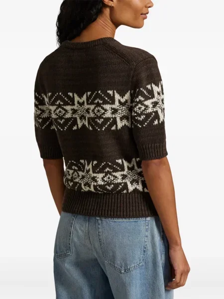 Căciulă Polo Ralph Lauren cu broderie tricotate de costum albastru