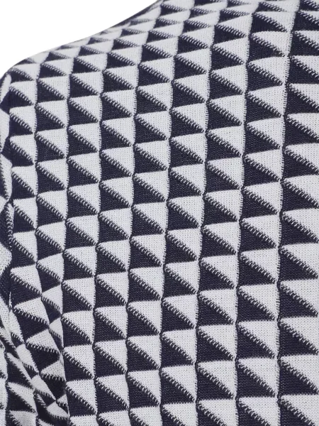 Tricou Versace cu imprimeu geometric alb
