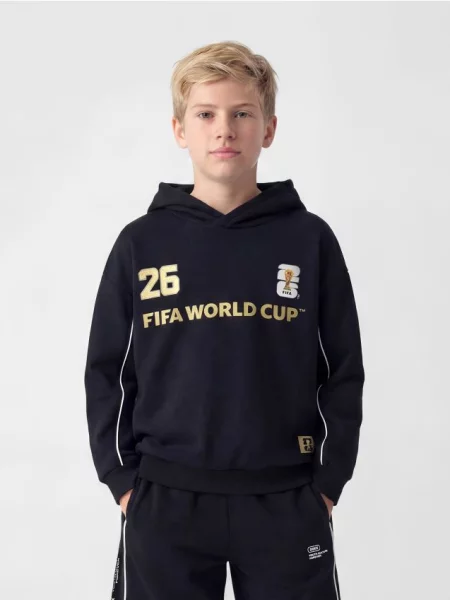 Reserved Mikina s kapucňou FIFA World Cup čierna
