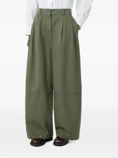 Pantaloni palazzo Weekend Max Mara verde