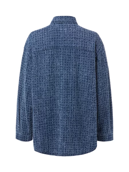 EDITED Bluză indigo