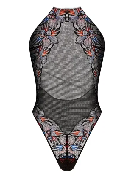 Bodi Zhilyova s cvjetnim printom plava