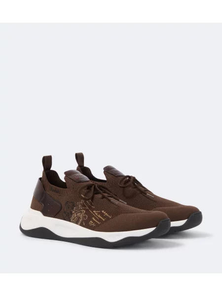 Sneakerși Berluti din piele maro