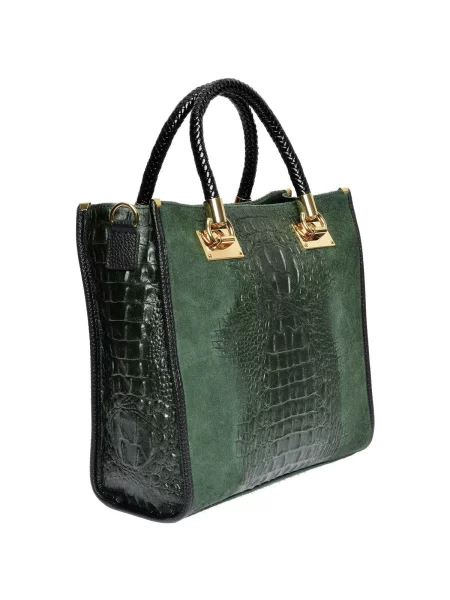 Geantă shopper Roberta M verde
