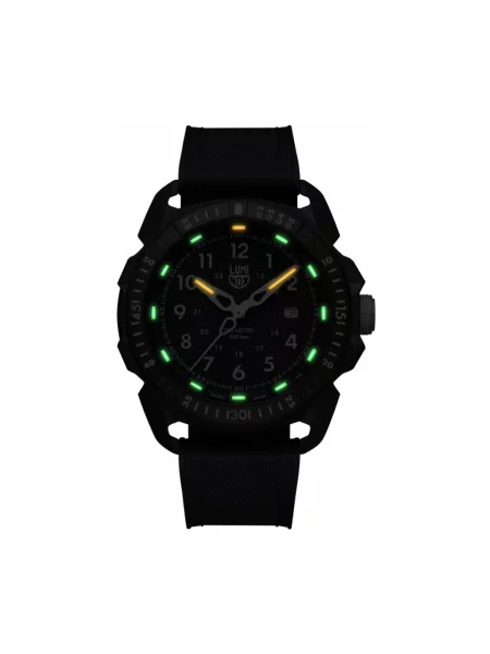 Lniany zegarek Luminox czarny