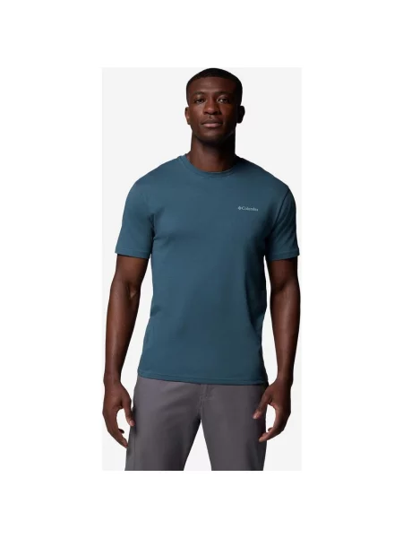 Koszulka Columbia North Cascades zielony S niebieski