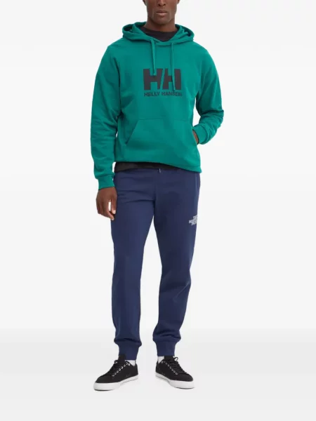 Hanorac cu glugă Helly Hansen cu glugă cu autograf verde