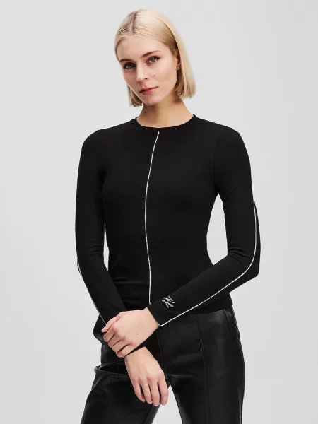 KARL LAGERFELD Bluză negru