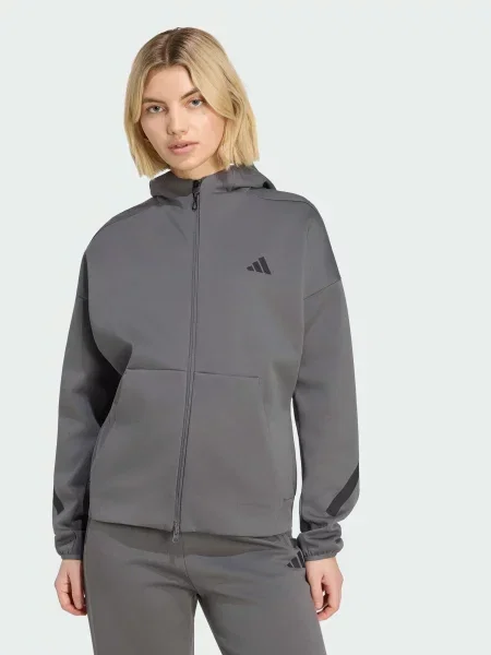 Кофта adidas ZNE комбінований верх сірий