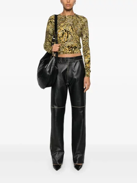 Pulover Just Cavalli cu imagine cu model leopard